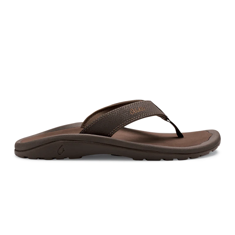 Olukai Ohana Mens Dark Java Ray Deejays Shoes
