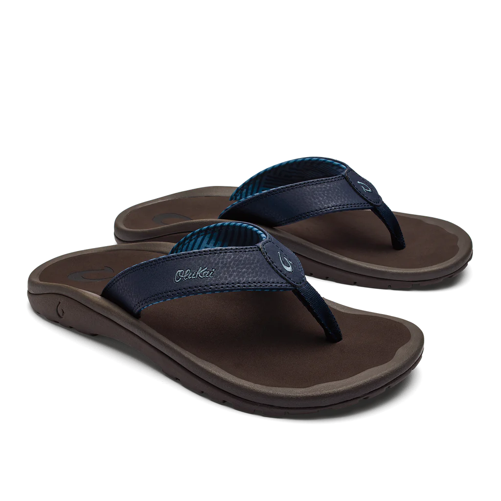 Olukai Ohana Mens - Blue Depth/Espresso