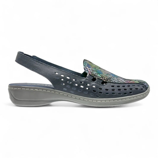 Cassini Mot - Navy/Meadow