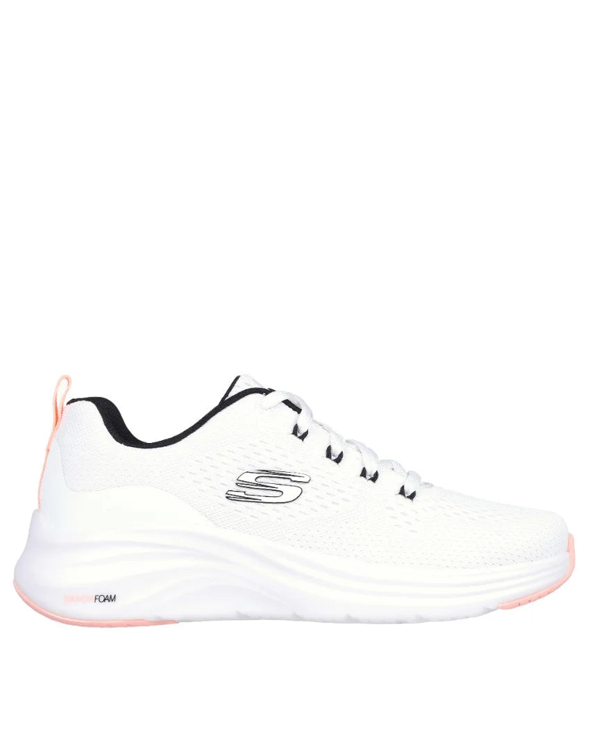 Skechers Ladies Vapor Foam Fresh Trend - White/Black/Coral