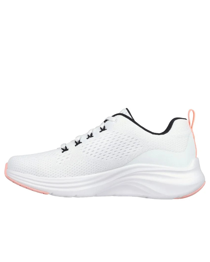 Skechers Ladies Vapor Foam Fresh Trend - White/Black/Coral