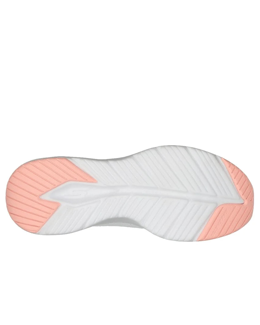Skechers Ladies Vapor Foam Fresh Trend - White/Black/Coral