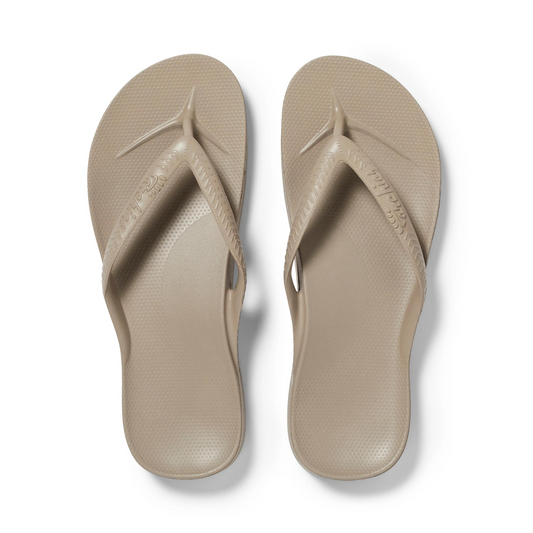Archies Arch Support Jandals - Taupe