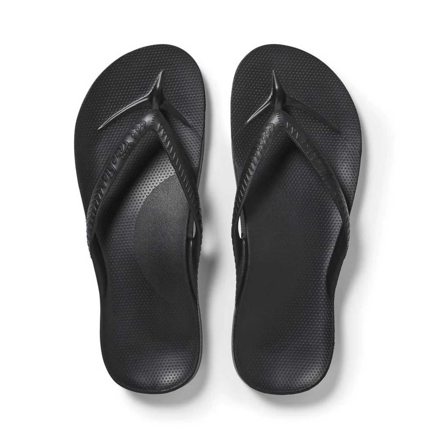 Archies Arch Support Jandals - Black