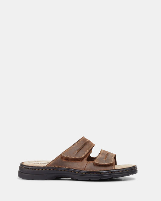 Hush Puppies Slider - Brown