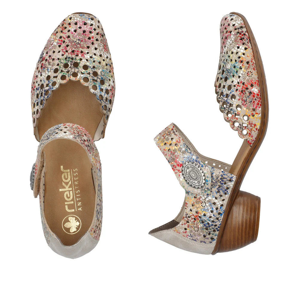 Rieker Orlando 43753/91 - Cream Multi