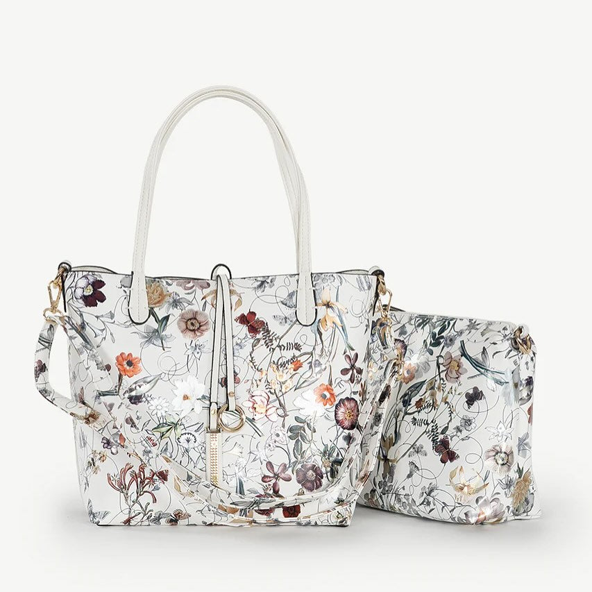 Sassy Duck Floral Gigi Tote Bag