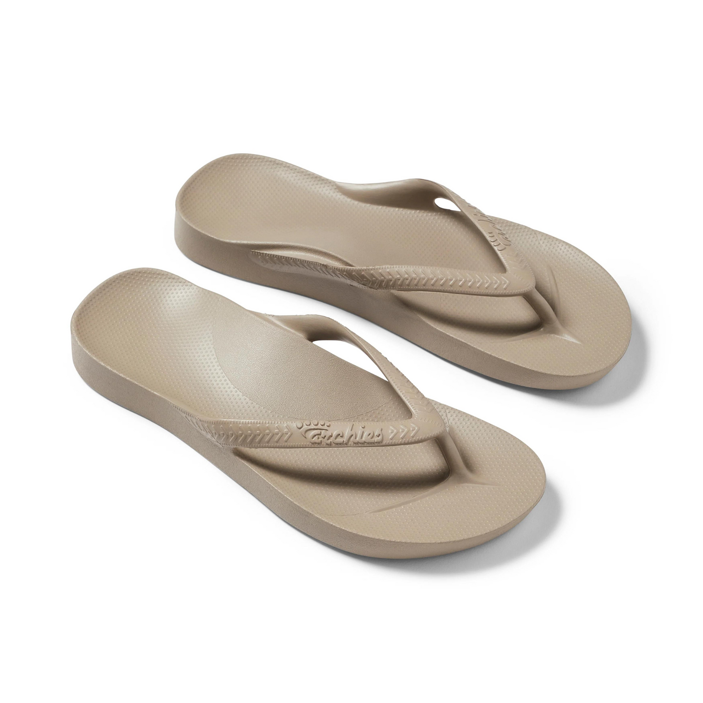 Archies Arch Support Jandals - Taupe