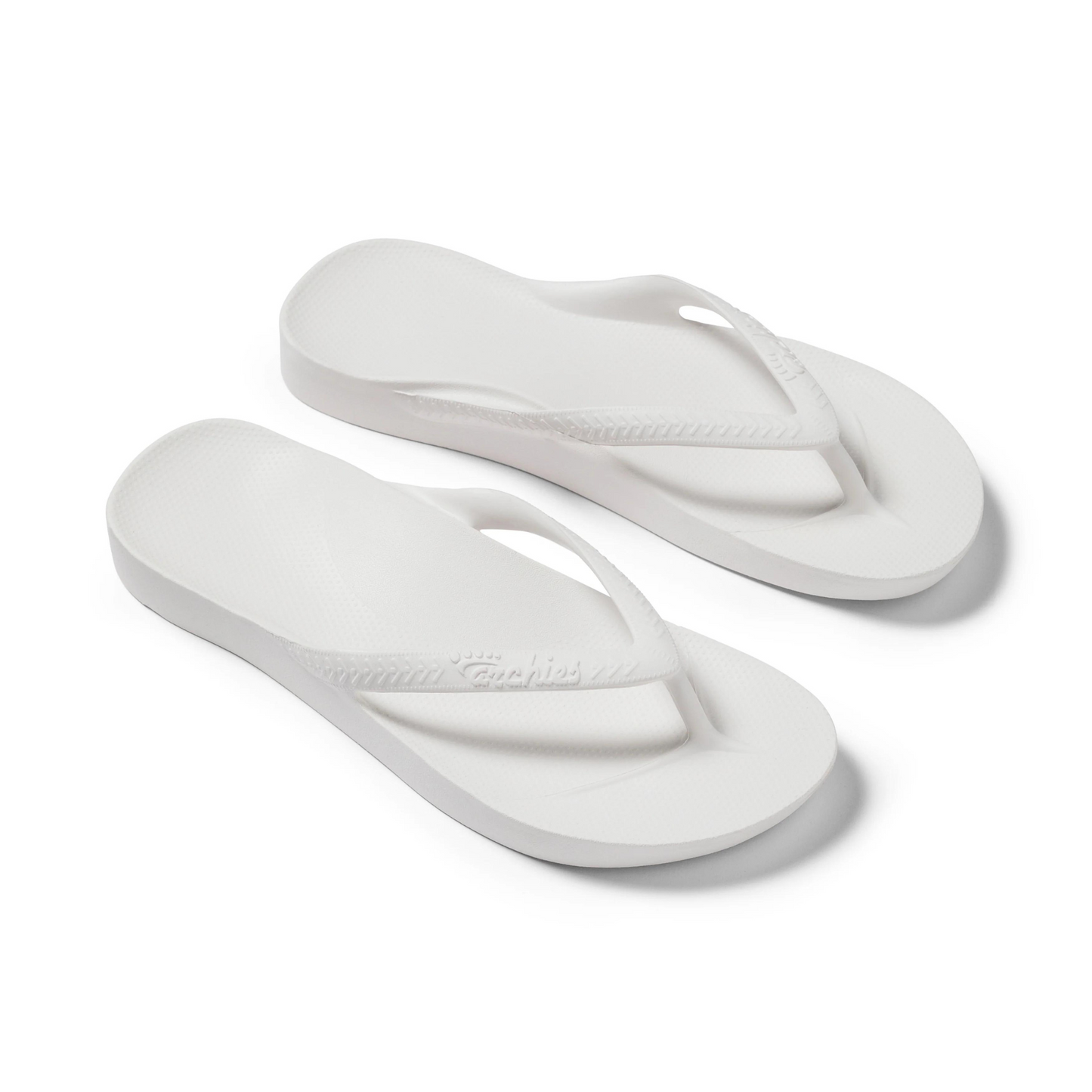 Archies Arch Support Jandals - White