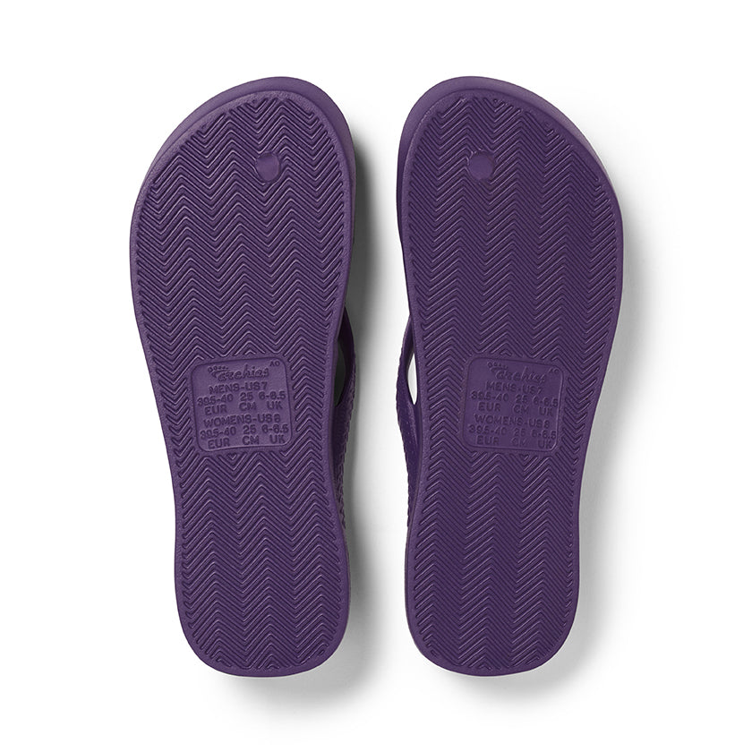 Archies Arch Support Jandals - Acai Purple