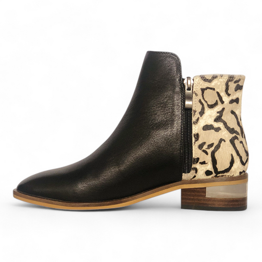 Bresley Semple - Black/Cream Leopard