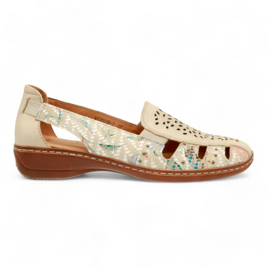 Cassini Might - Cream/Zig-Zag