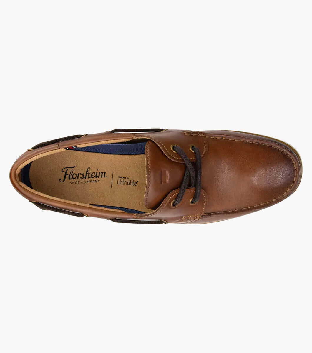 Florsheim Atlantic 2 Eye Boat - Cognac