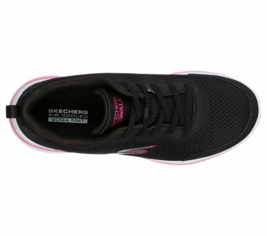 Skechers Go Walk 5 - Guardian - Black/Hot Pink