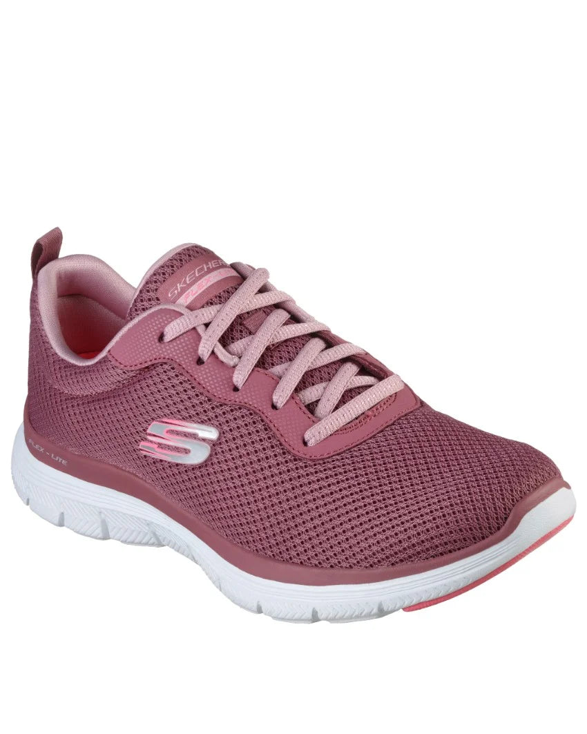 Skechers Ladies Flex Appeal 4.0 Brilliant View Mauve Deejays