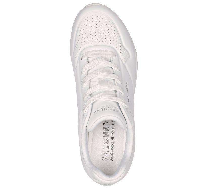 Skechers Ladies Uno - Stand On Air - White