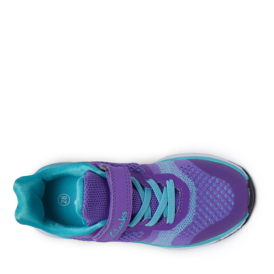 Clarks Leon II - Purple/Turquoise