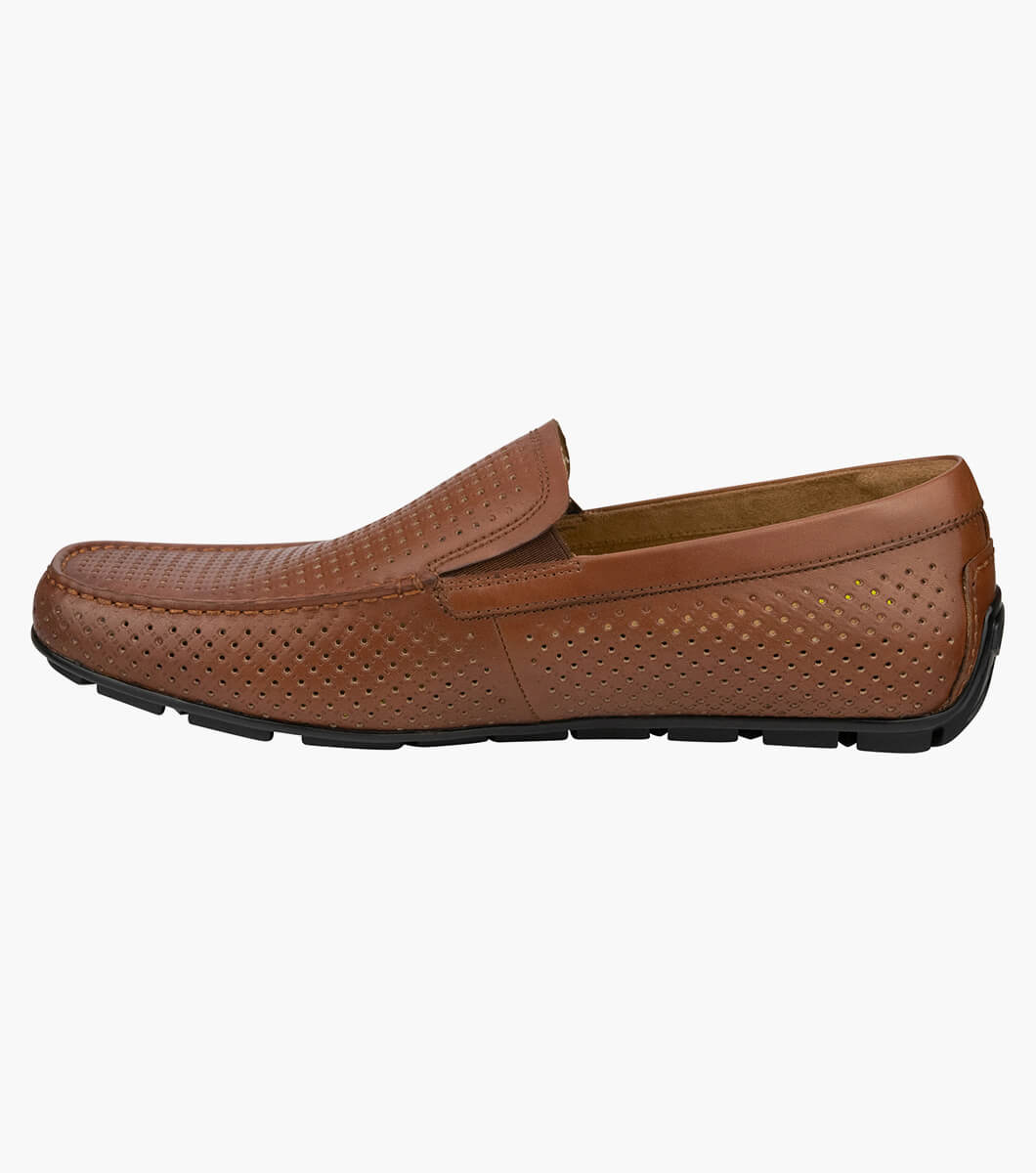 Florsheim Motor Moc Perf - Rich Tan