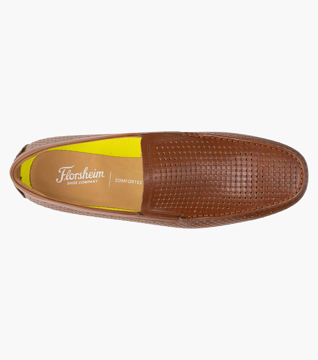 Florsheim Motor Moc Perf - Rich Tan