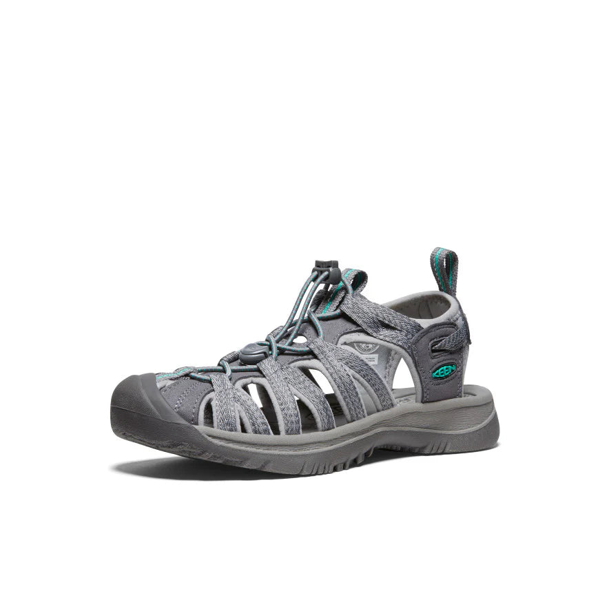 Keen Womens Whisper - Medium Grey/Peacock Green