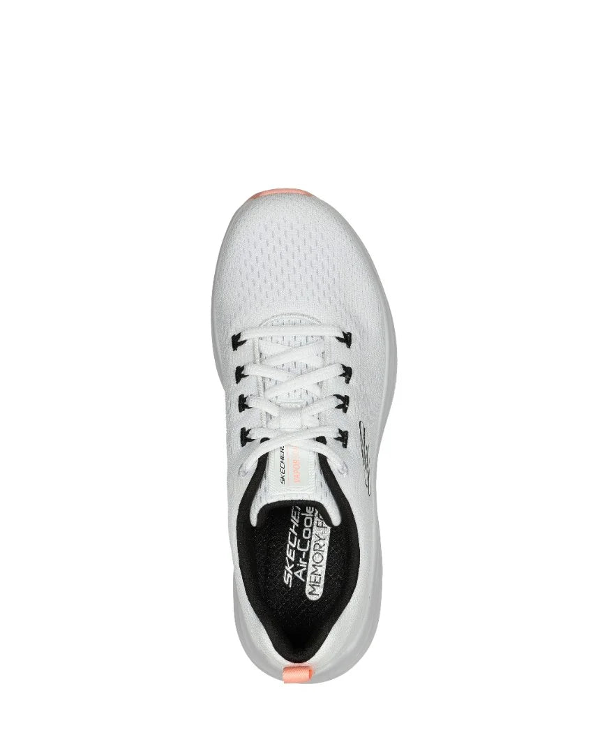 Skechers Ladies Vapor Foam Fresh Trend - White/Black/Coral