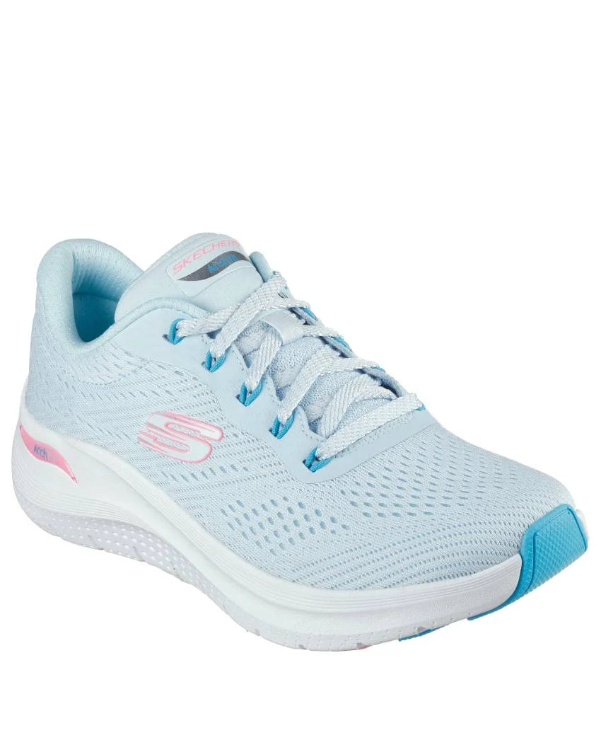 Skechers Ladies Arch Fit 2.0 - Big League - Light Blue/Multi