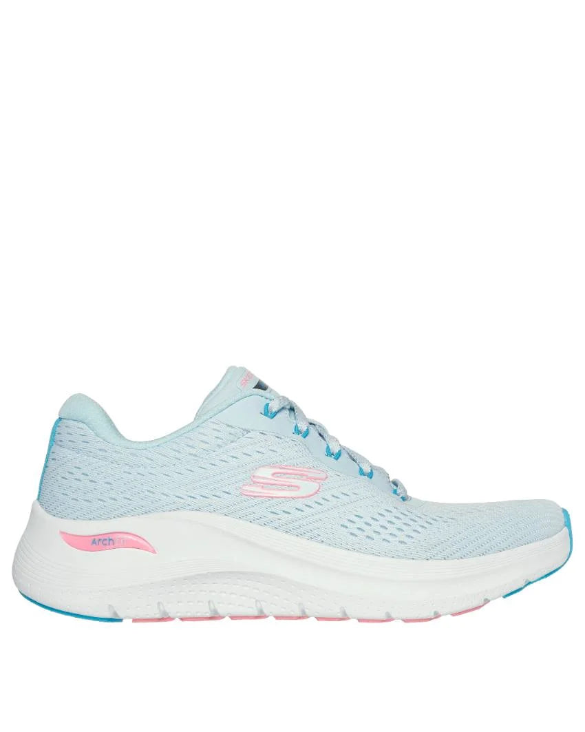 Skechers Ladies Arch Fit 2.0 - Big League - Light Blue/Multi