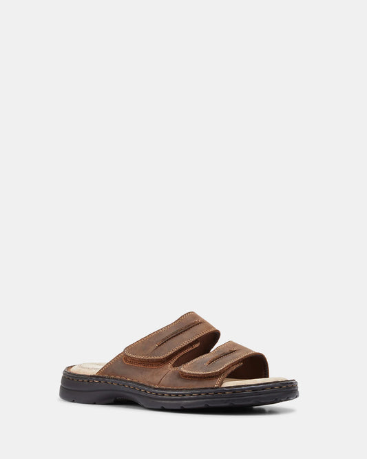 Hush Puppies Slider - Brown
