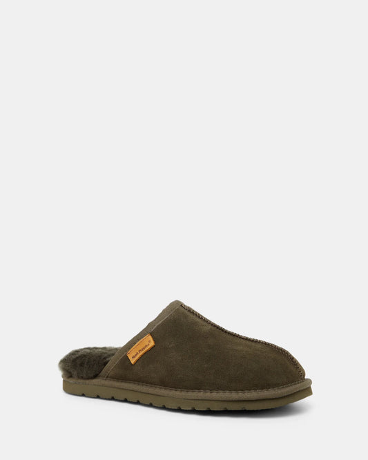 Hush Puppies Loch - Dark Olive Suede