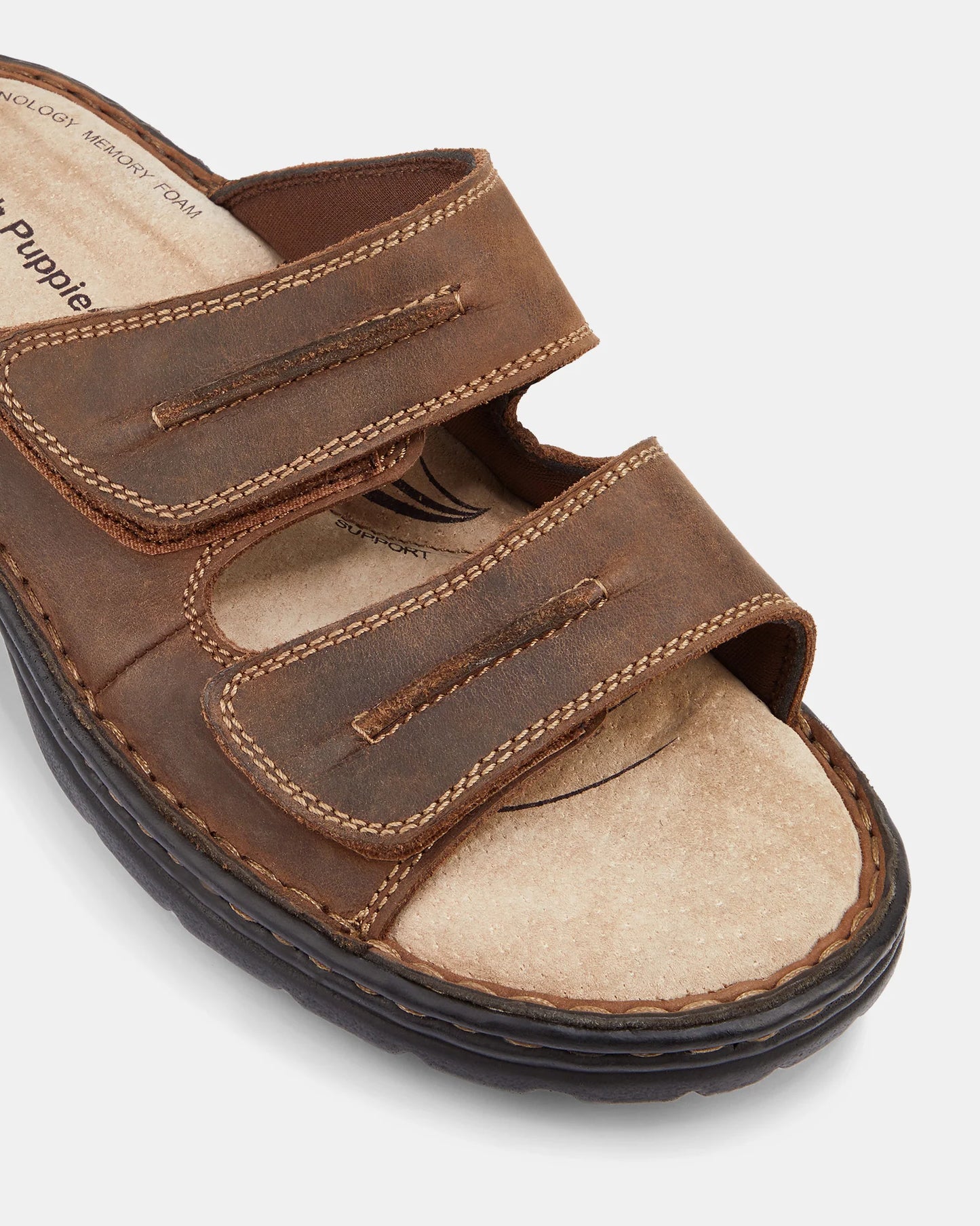 Hush Puppies Slider - Brown