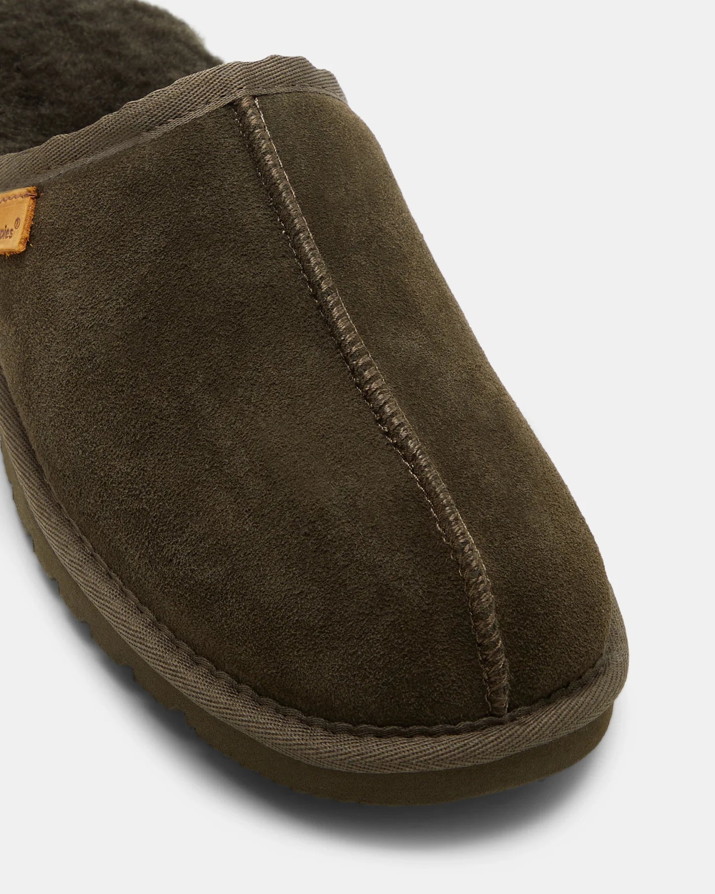 Hush Puppies Loch - Dark Olive Suede