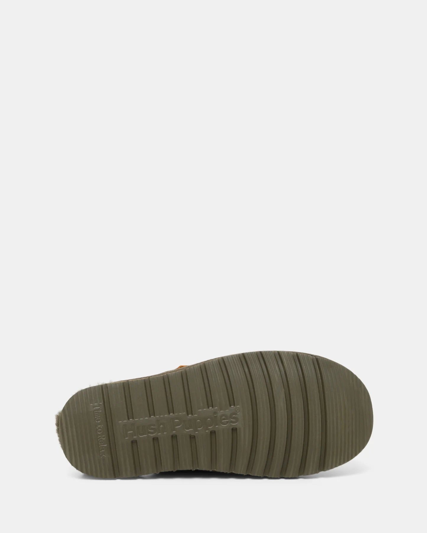Hush Puppies Loch - Dark Olive Suede