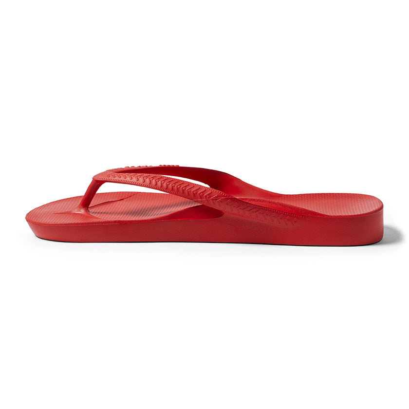 Archies Arch Support Jandals - Chilli Red