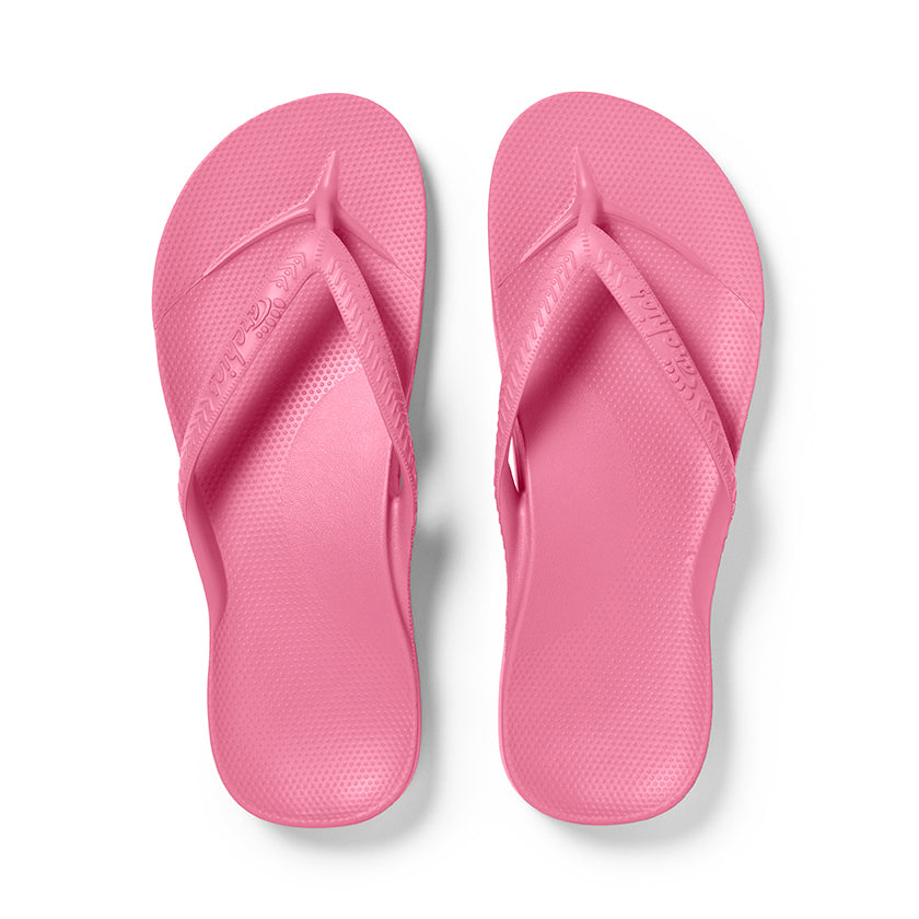 Archies Arch Support Jandals - Hot Pink