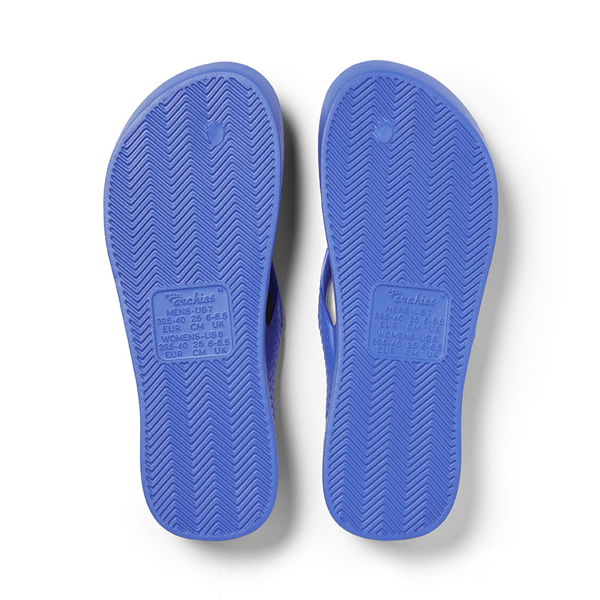 Archies Arch Support Jandals - Royal Blue
