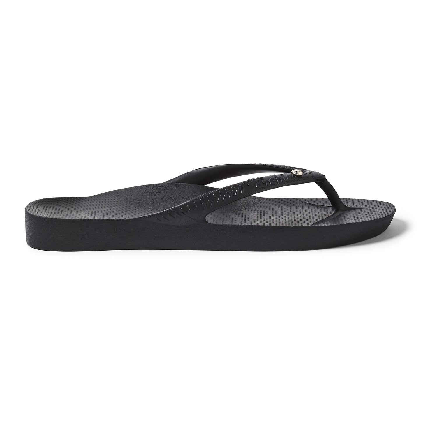 Archies Arch Support Jandals - Crystal Black