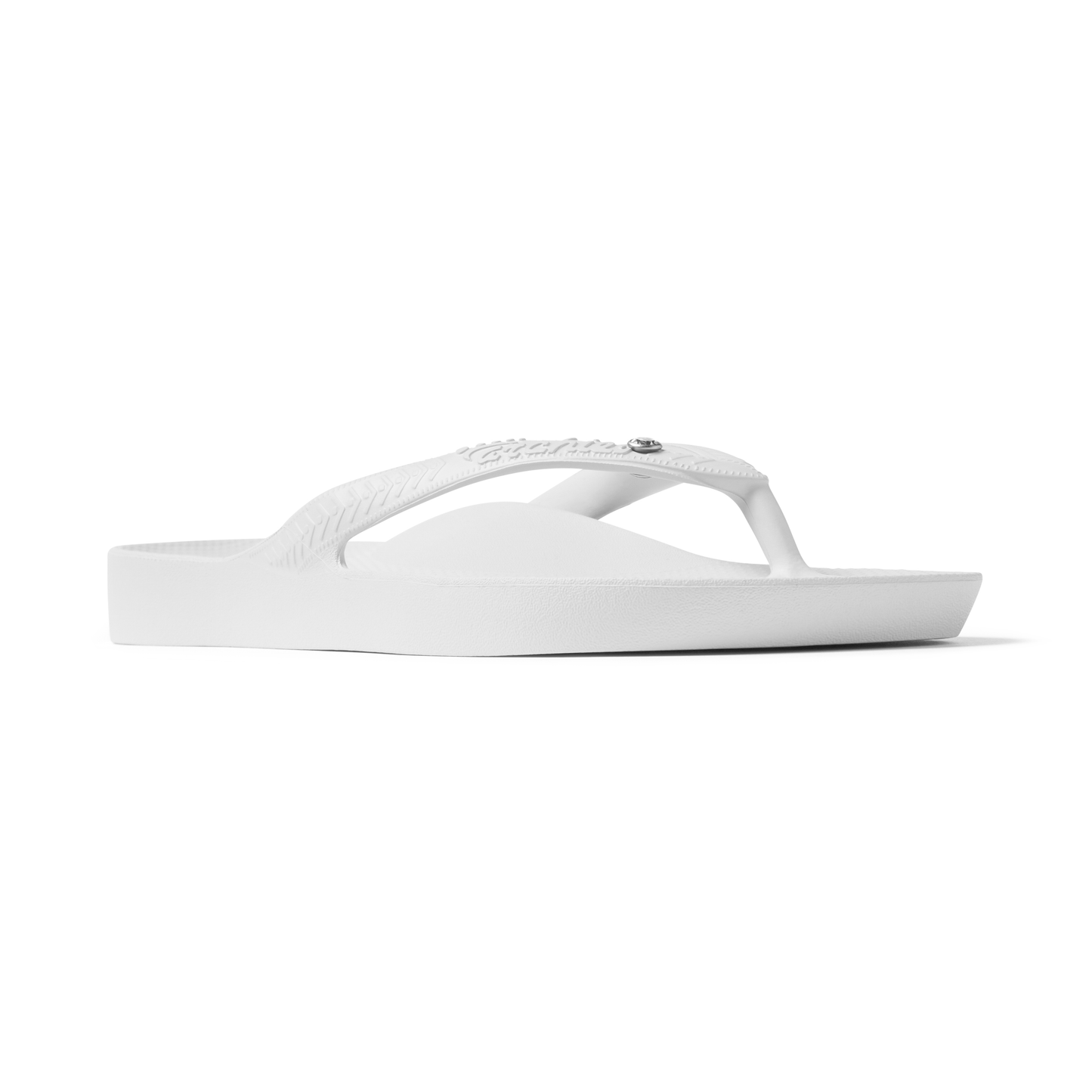 Archies Arch Support Jandals - Crystal White