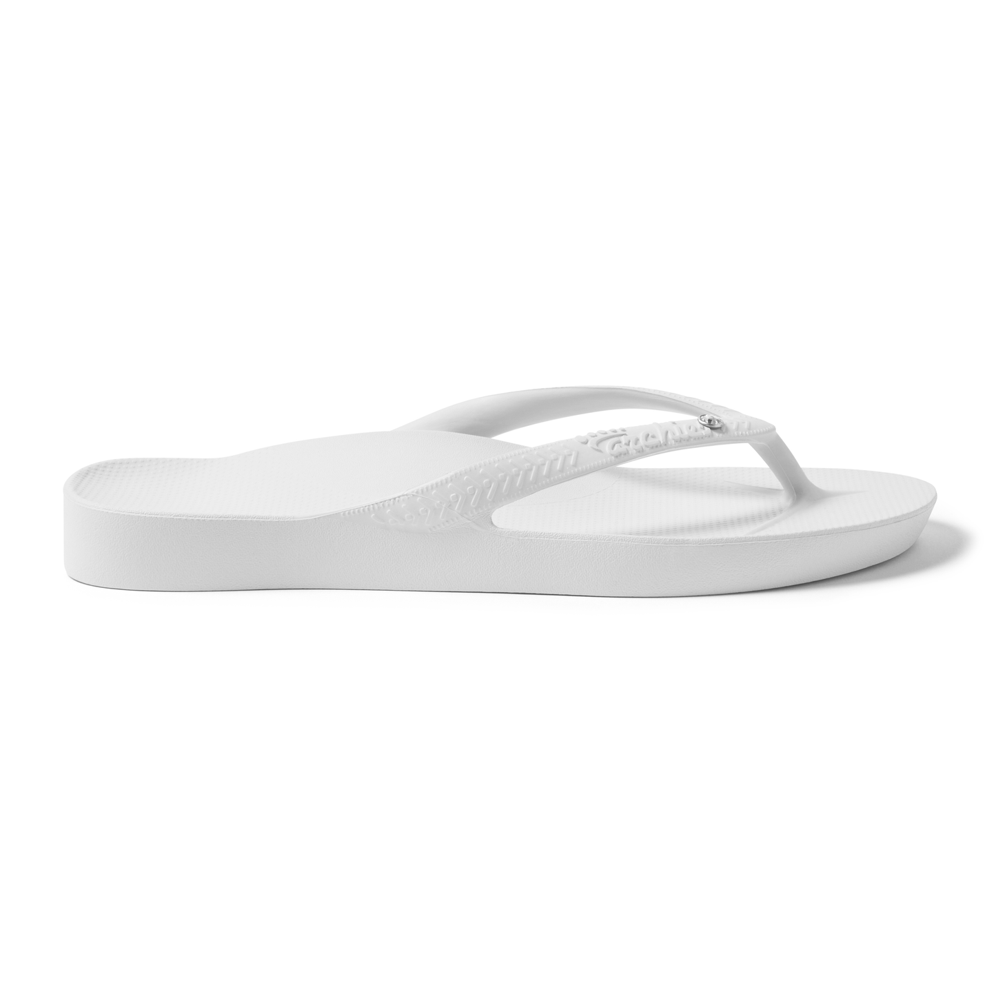 Archies Arch Support Jandals - Crystal White