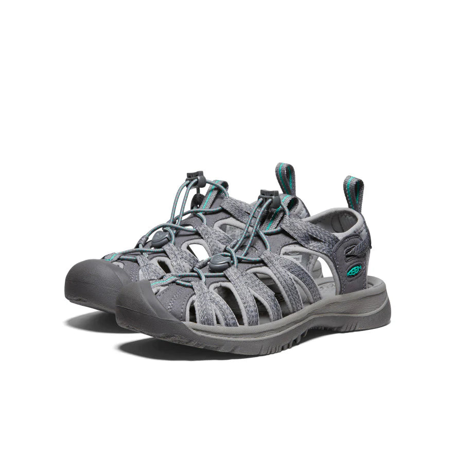 Keen Womens Whisper - Medium Grey/Peacock Green