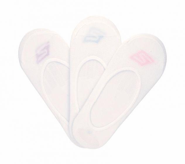 Skechers Womens Microfiber Liner Socks - White