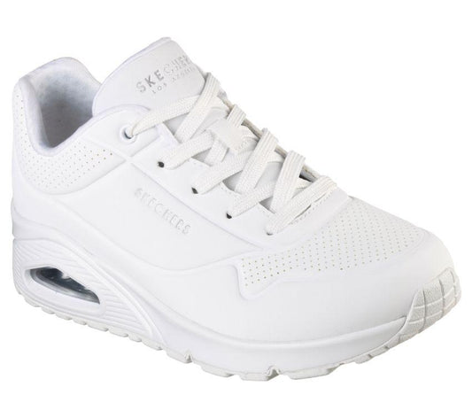 Skechers Ladies Uno - Stand On Air - White