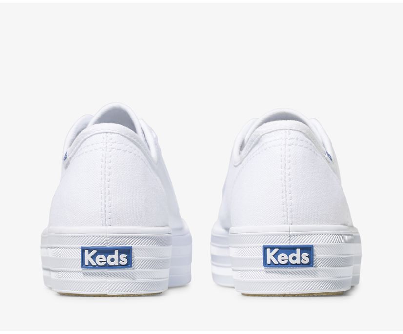 Keds Triple Kick - White Canvas