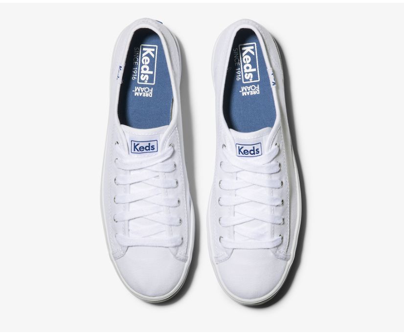 Keds Triple Kick - White Canvas