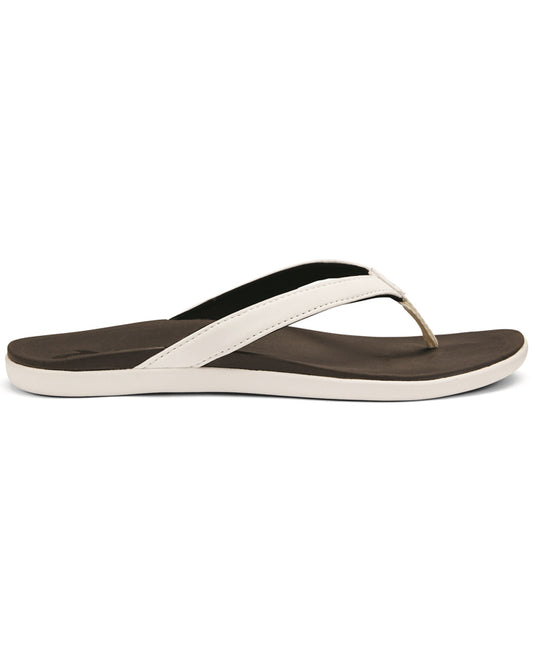 Olukai Ho'opio Womens - White/Black