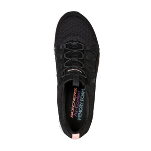 Skechers Ladies Gratis Sport Live Golden Black White Deejays